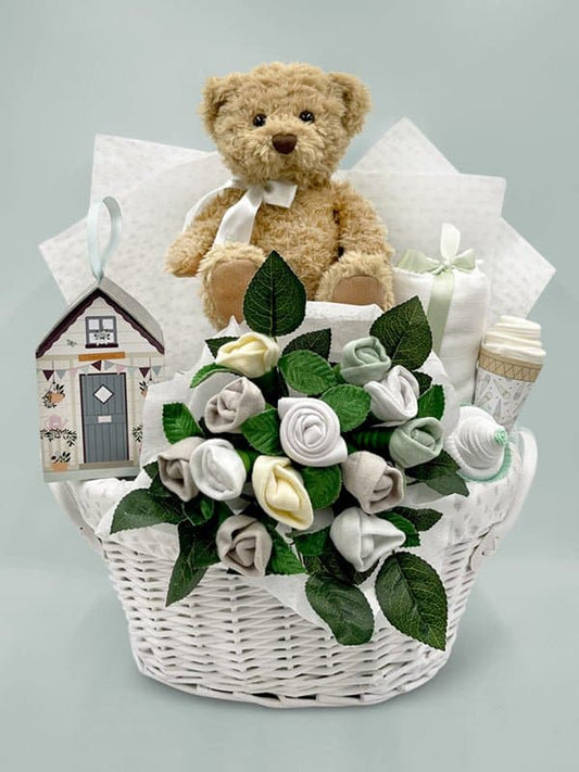 Babyblooms Bertie's New Baby Gift Basket, -- ANB Baby