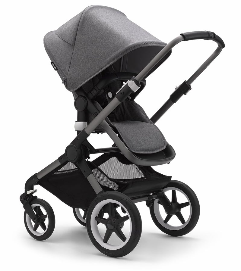 bugaboo carro de bebé combinado Fox 3 Complete Black/Grey Melange