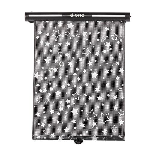 Diono Sun Shade Starry Night Roller Window Shade, Black, -- ANB Baby