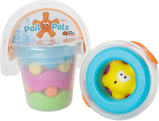 FAT BRAIN Toys Pail Pals Bath Toy, -- ANB Baby