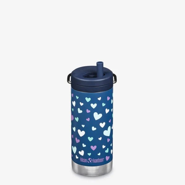  Baby thermos with straw 355 ml flowers - Stainless