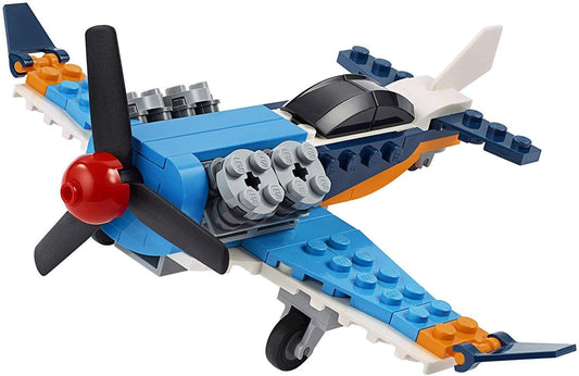 LEGO Creator 3-in-1 Propeller Plane (128 Pieces), -- ANB Baby