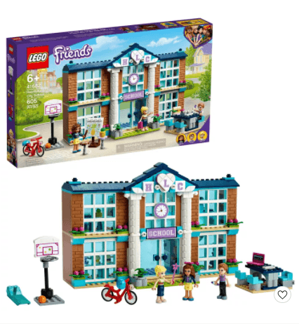 Lego Heart lake City School Building Toy, -- ANB Baby