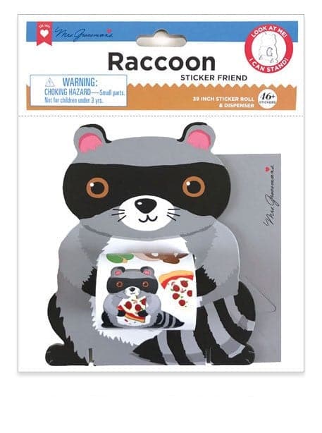 Mrs. Grossman's Raccoon Sticker Friend, -- ANB Baby