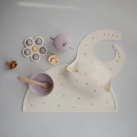 Mushie Silicone Placemat Shifting Sand