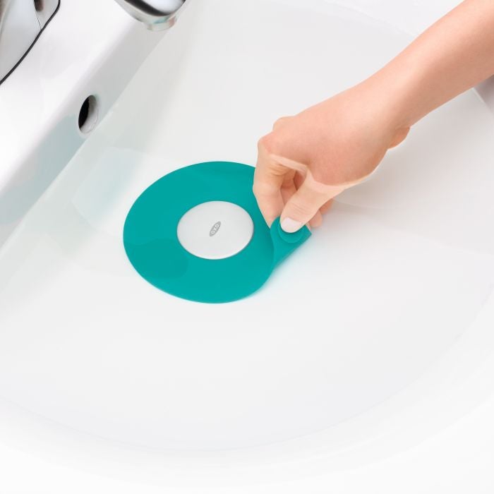 OXO Tot Silicone Tub Drain Stopper Aqua Plug Bathrooms Bathtub