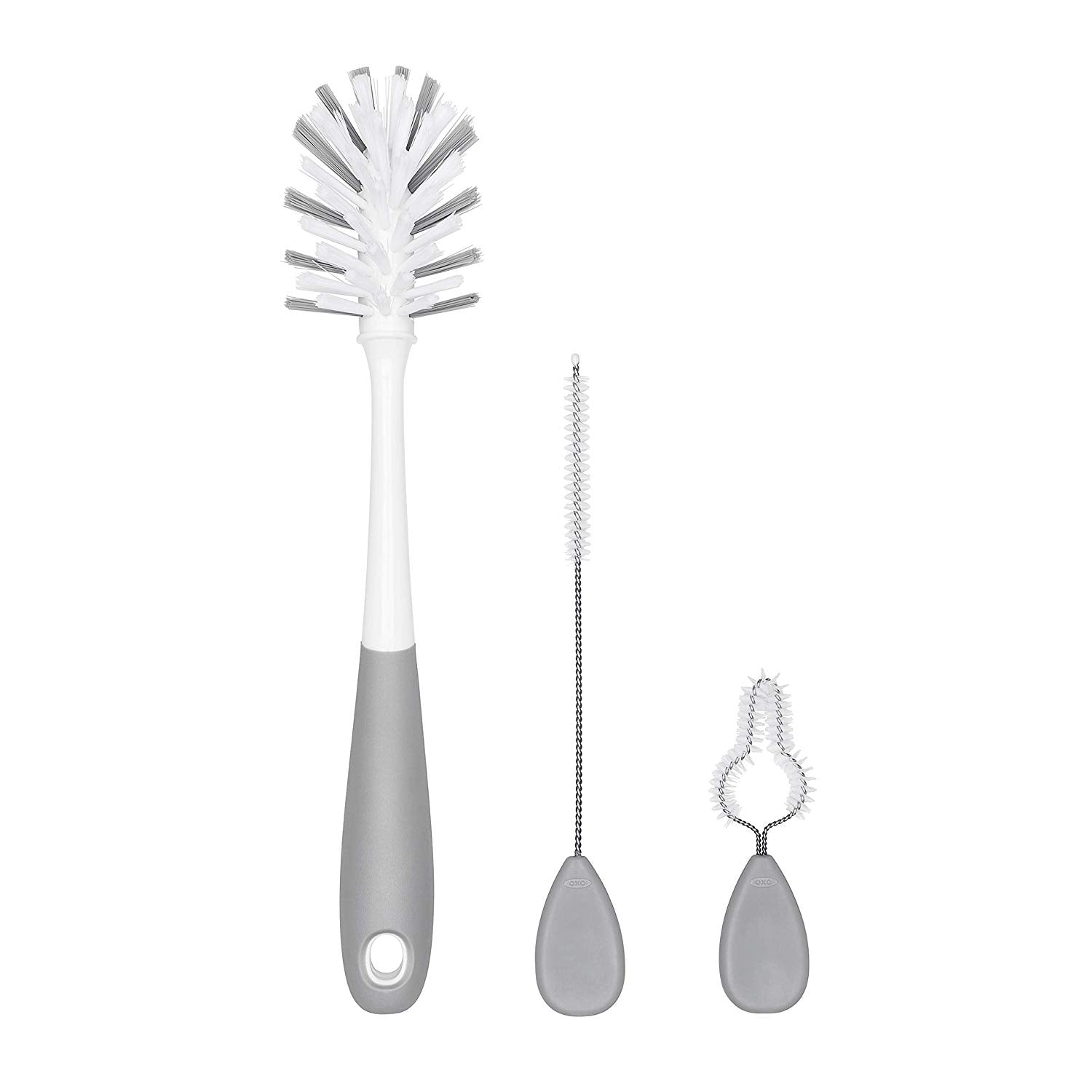Oxo Tot Water Bottle & Straw Cup Cleaning Set - Grey