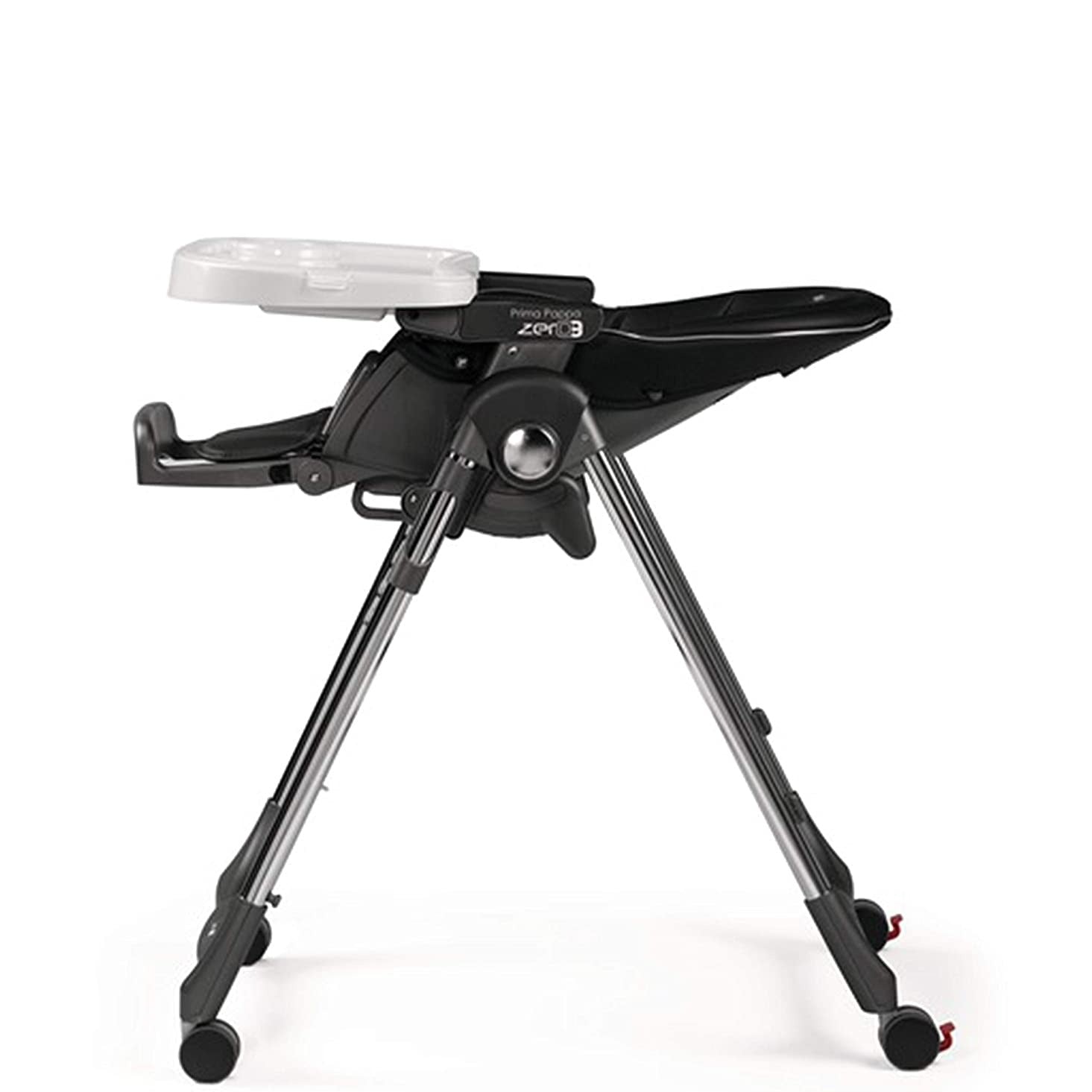  Prima Pappa Zero 3 - High Chair - for Children Newborn to 3  Years of Age - Made in Italy - Ambiance Licorice (Black) : Baby
