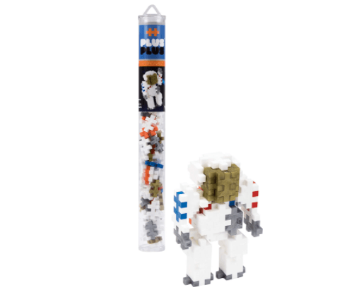 Plus-Plus Astronaut Construction Building Mini Puzzle Blocks, 70 Pieces Tube, -- ANB Baby