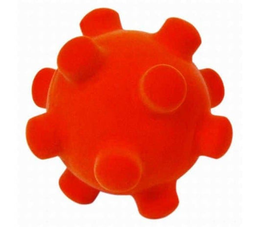 Rubbabu Naval Mine Ball, Orange, -- ANB Baby