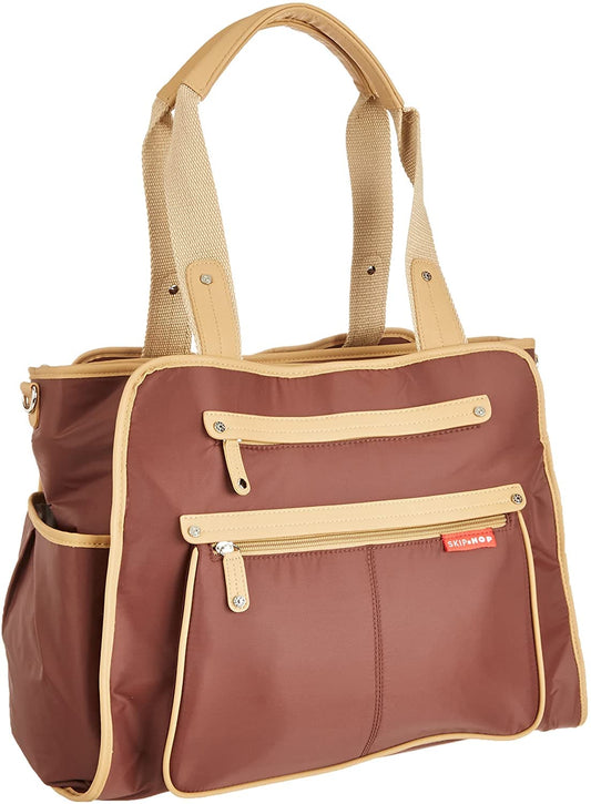 SKIP HOP Grand Central Diaper Bag - Chocolate, -- ANB Baby