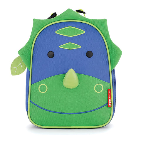 Lunch Bag for Kids,Dinosaur Insulated Blue Lunch Bag & Side Mesh Pocke –