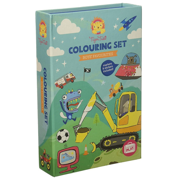 Boys Favourites - Coloring Set - Playthings Toy Shoppe