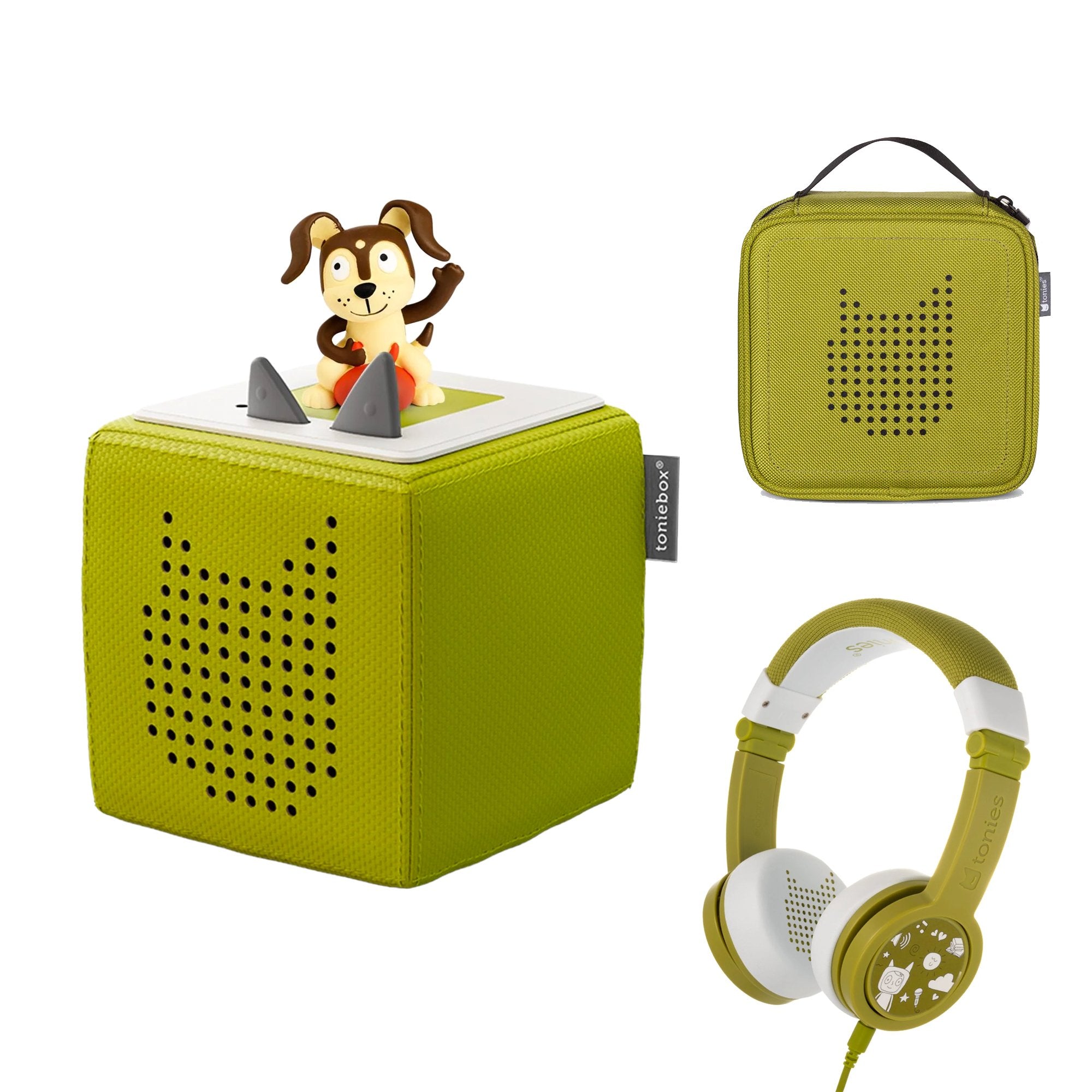Buy Tonies Toniebox Playtime Puppy Starter, Headphones, Case –ANB Baby